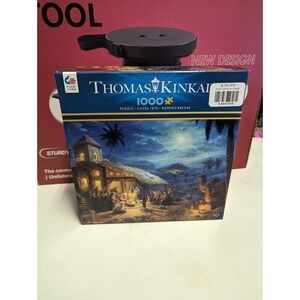 Thomas Kinkade Nativity Baby Jesus Christmas‎ Puzzle 1000 Piece